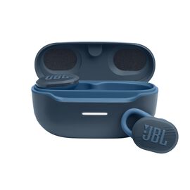 JBL Endurance Race TWS - Blue - Waterproof true wireless active sport earbuds - Hero